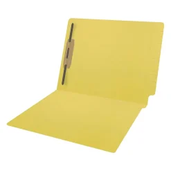 Medical Arts Press Reinforced End Tab File Folder, Straight Cut, Letter-Size, Yellow, 50/Box (S-01601-YLW) Discount