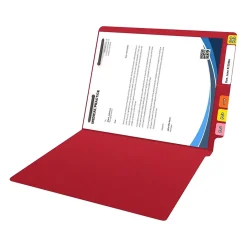 Medical Arts Press Reinforced End Tab File Folder, Straight Cut, Letter-Size, Red, 50/Box (S-01501-RED) Outlet