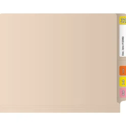 Medical Arts Press Reinforced End Tab File Folder, Letter-Size, Manila, 50/Box (S-01316) Online