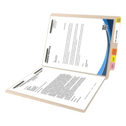 Medical Arts Press Reinforced End Tab File Folder, Letter-Size, Manila, 50/Box (S-01316) Online