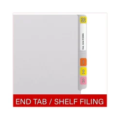 Medical Arts Press Reinforced End Tab File Folder, Straight Cut, Letter-Size, White, 250/Carton (S-01602-WHT-B) Discount