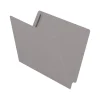Medical Arts Press Reinforced End Tab File Folder, Straight Cut, Letter-Size, Gray, 50/Box (S-01601-GRY) Clearance