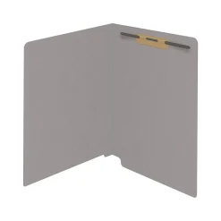 Medical Arts Press Reinforced End Tab File Folder, Straight Cut, Letter-Size, Gray, 50/Box (S-01601-GRY) Clearance