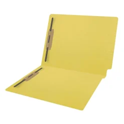 Medical Arts Press Reinforced End Tab File Folder, Straight Cut, Letter-Size, Yellow, 50/Box (S-01602-YLW) Best