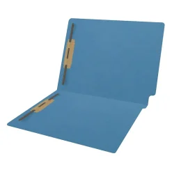 Medical Arts Press Reinforced End Tab File Folder, Straight Cut, Letter-Size, Blue, 250/Carton (S-01602-BLU-B) Discount