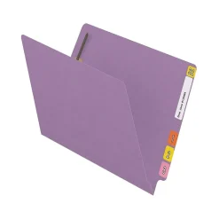 Medical Arts Press Reinforced End Tab File Folder, Straight Cut, Letter-Size, Lavender, 50/Box (S-01502-LAV) Online