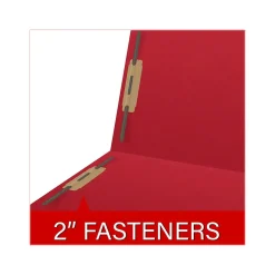 Medical Arts Press Reinforced End Tab File Folder, Straight Cut, Letter-Size, Red, 50/Box (S-01502-RED) New