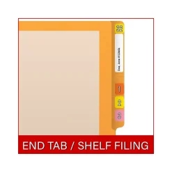 Medical Arts Press Reinforced End Tab File Folder, Straight-Cut, Letter Size, Manila/Yellow, 50/Box (S-09473-YLW) Discount