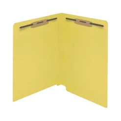 Medical Arts Press Reinforced End Tab File Folder, Straight Cut, Letter-Size, Yellow, 50/Box (S-01502-YLW) Best