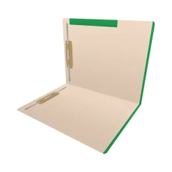 Medical Arts Press Standard Reinforced File Folder, Straight Cut, Letter Size, Manila/Dark Green, 50/Box (50693DG) Sale