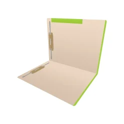 Medical Arts Press Standard Reinforced File Folder, Straight Cut, Letter Size, Manila/Light Green, 50/Box (50693LG) Discount