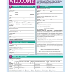 Clearance ® Welcome Registration and History Form Medical Forms