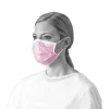 Masks<Medline Disposable ASTM Level 3 Procedure Face Masks with Earloop, Purple/White, 300/Carton (NON27712EL)