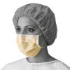 Masks<Prohibit Medline Disposable ASTM Level 1 Procedure Face Masks with Earloops, Yellow, 50/Box (NON27120H)
