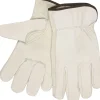 Work Gloves<MCR Safety Memphis Glove Select Grade Grain Cowhide Leather Drivers Gloves, Natural, Extra-Large, 12/Pair (3211XL)