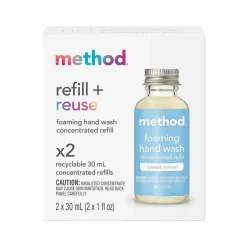 Method Refill + Reuse Concentrated Foaming Hand Soap Refill, Sweet Water Scent (356011)