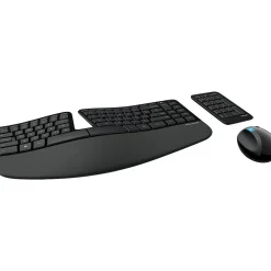 Microsoft Sculpt Ergonomic Desktop Wireless Keyboard & Mouse, Black (L5V-00001)* Ergonomic Keyboard & Mouse Sets