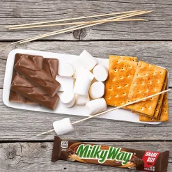 Chocolate<Milky Way Milk Chocolate Sharing Size Candy Bar, 3.63 oz Bar, 24/Box (MMM04401)