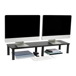 Mind Reader Adjustable Dual Monitor Stand, Black (DUBMO-BLK)* Monitor Mounts & Stands