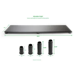 Mind Reader Adjustable Dual Monitor Stand, Black (DUBMO-BLK)* Monitor Mounts & Stands