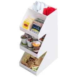 Coffee Organizers<Mind Reader 5-Compartment Acrylic Coffee Organizer, White (3TCORG-WHT)