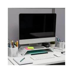 Mind Reader Contemporary Monitor Stand and Laptop Riser, White (MARMON-WHT)* Monitor Mounts & Stands