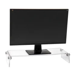 Mind Reader Desktop Organizer Riser Monitor Stand, Clear (ACRMON-CLR)* Monitor Mounts & Stands