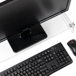 Mind Reader Desktop Organizer Riser Monitor Stand, Clear (ACRMON-CLR)* Monitor Mounts & Stands