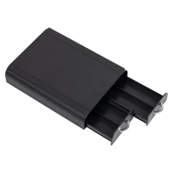 Coffee Organizers<Mind Reader 2-Drawer Single Serve Coffee Pod Drawer Keurig Mini Compatible, 24 Pod Capacity, Black (TRY2DR-BLK)