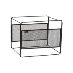 Mind Reader Hanging File Folder Organizer, Black (BOXFILE-BLK) Hot