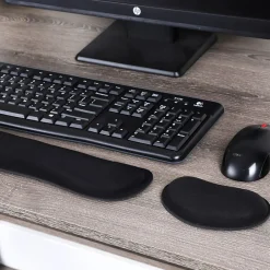 Mind Reader Memory Foam Gaming Ergonomic Keyboard and Mouse Wrist Rest Set, Black (WRESTGEL-BLK)* Ergonomic Wrist Rests