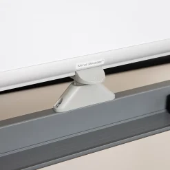 Discount Mobile Double-Sided Dry-Erase Whiteboard, Aluminum Frame, 47