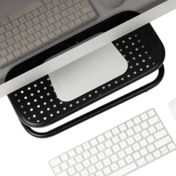 Mind Reader Monitor Stand and Ventilated Desktop Organizer, Black, 2/Pack (2CHORDMON-BLK)* Monitor Mounts & Stands