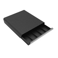 Coffee Organizers<Mind Reader Plastic Coffee Pod Drawer Countertop Organizer, 30 Pod Capacity, Black (TRY30-BLK)