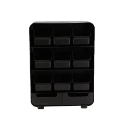 Coffee Organizers<Mind Reader Plastic 11-Drawer Tea Bag Organizer, Black (TBORG-BLK)