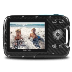Cameras & Camcorders<MINOLTA 21 MP 1080p Digital Waterproof Camera, 4x Digital Zoom, Teal (MN30WP-TL)