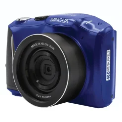 Cameras & Camcorders<MINOLTA 48 MP/4K Ultra HD Digital Camera with 16x Digital Zoom, Blue (MND50-BL)