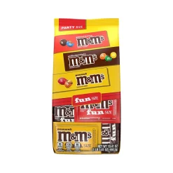 Chocolate<Mars M&M'S Fun-Size Milk Chocolate Candy Pack, 19.41 oz., 35 Pieces (460668)