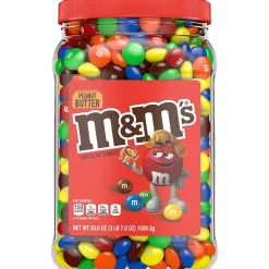 Chocolate<M&M's Peanut Butter Milk Chocolate Pieces, 55 oz. (220-02034)