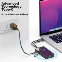 Usb Hubs<Mobile Pixels Inc. 9-Port USB-C Hub (MPX1041004P01)