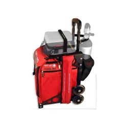 First Aid Kits<MobileAid Trauma BLS (Basic Life Suppport) EASY-ROLL Modular First Aid Station with Oxygen Tank Holder & AED Strap (31580)
