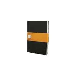 Moleskine Cahier Journal, 7.5" x 10", Black, 3/Pack (705038) New