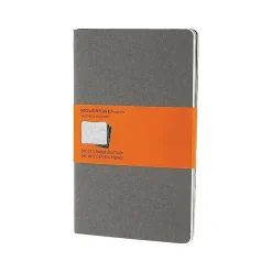 Moleskine Cahier Journal, 5" x 8.25", Narrow Ruled, Pebble Gray, 80 Pages, 3/Pack (629599) New