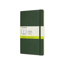 Moleskine Classic Pocket Notebook, 5" x 8.25", Wide Ruled, 120 Sheets, Green (629063) Discount