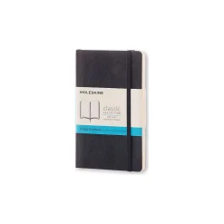 Moleskine Classic Pocket Journal, 3.5" x 5.5", Dotted Ruled, Black, (892734XX) Sale