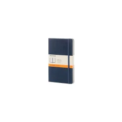 Moleskine Classic Professional Notebooks, 5" x 8.25", Wide Ruled, 240 Sheets, Sapphire Blue (893601) Hot