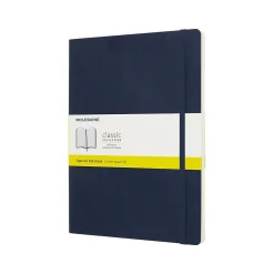 Moleskine Classic Professional Notebook, 7.5" x 9.75", Wide Ruled, 96 Sheets, Sapphire Blue (854771)