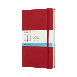 Moleskine Classic Professional Notebooks, 5" x 8.25", Wide Ruled, 96 Sheets, Red (854634XX) Outlet