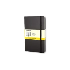 Moleskine Classic Subject Notebooks, 3.5" x 5.5", Quad, 96 Sheets, Black (701023) New