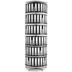 Outlet ® Deluxe Binder & File Carousel Shelving, Six Tier (CL6-80) File Cabinets